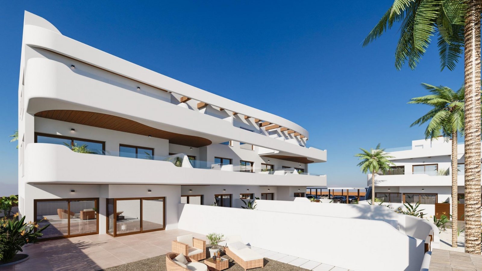 Neubau-Wohnanlage in Los Alcázares in der Nähe des Serena Golfs und des Mar Menor
Exklusives modernes Wohnen an der Costa Cálida
Entdeck
