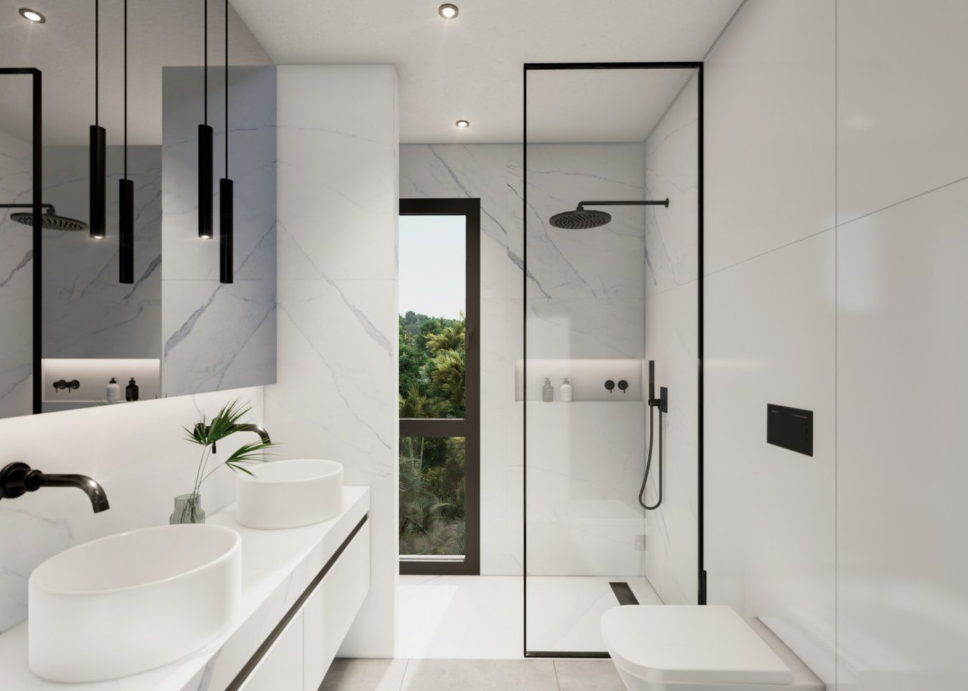 MEDITERRANE VILLA IN MEERESNÄHE
 Hervorragende moderne Design-Villa in La Ciñuelica (Orihuela Costa), nur 900 m vom Meer entfernt und mi