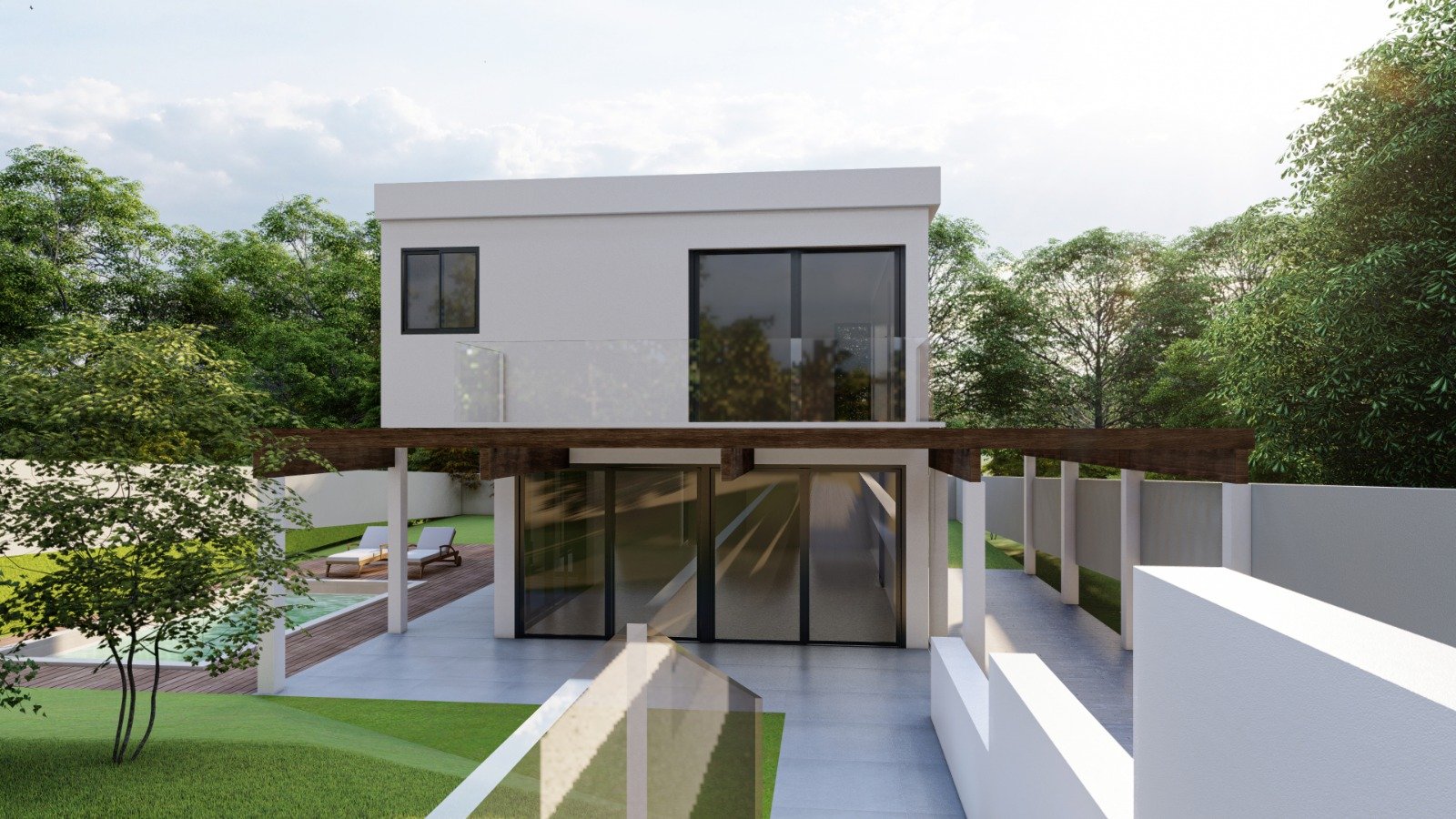 PASSIVHAUS MIT HOHER ENERGIEEFFIZIENZ NACH MASS IN UNSCHLAGBARER LAGE NEBEN DEM GARRAF-PARK.
Bauen Sie Ihr Traumhaus in Olivella, das alle Ihre Be