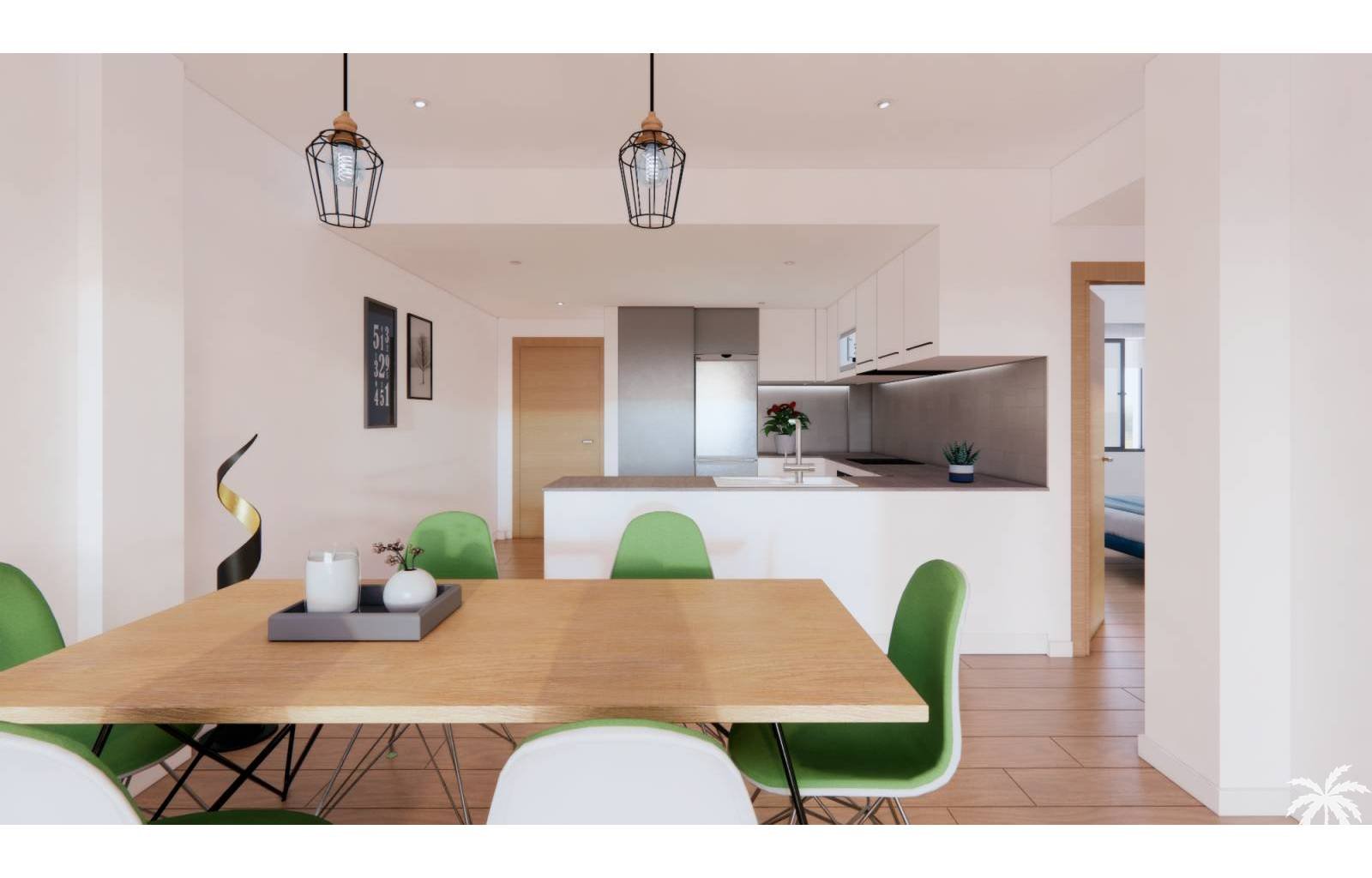  Dieser neue Komplex wird im Dorf Los Alcazares gebaut, nur 2,5 km von Mar Menor entfernt. Die Apartments sind sehr geräumig und verfügen über einen p