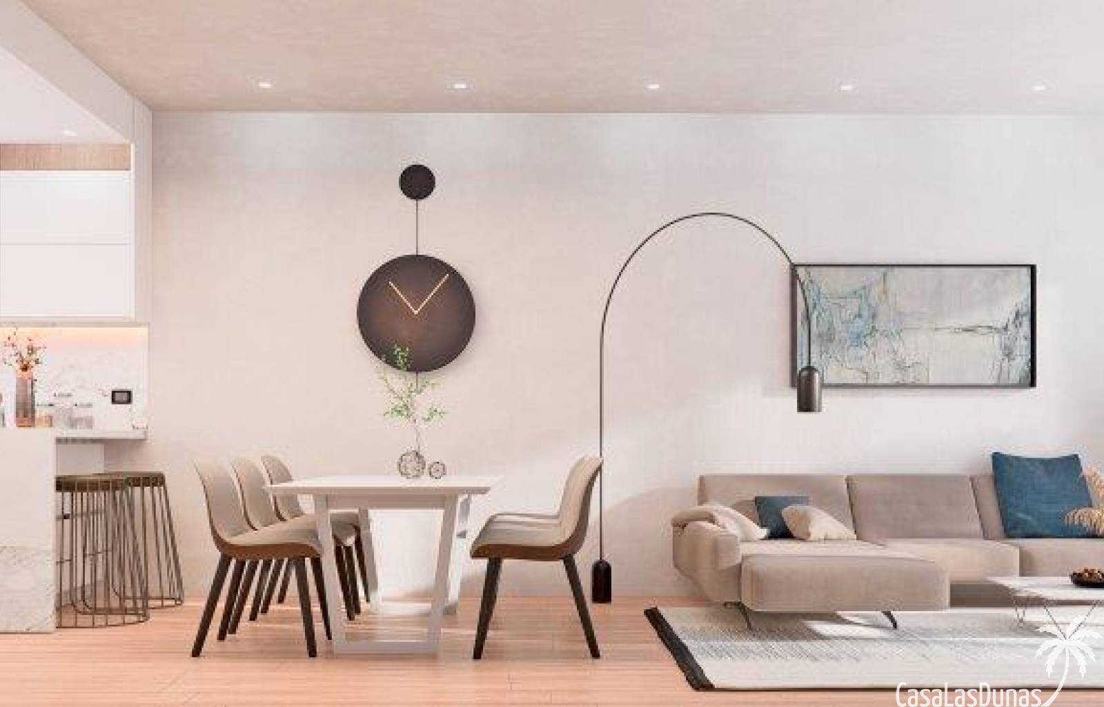 Diese prächtige neue Wohnanlage hat viele Wohnungen zu bieten. Die Apartments verfügen über 2 Schlafzimmer mit jeweils eigenem Bad. Es hat auch ein g