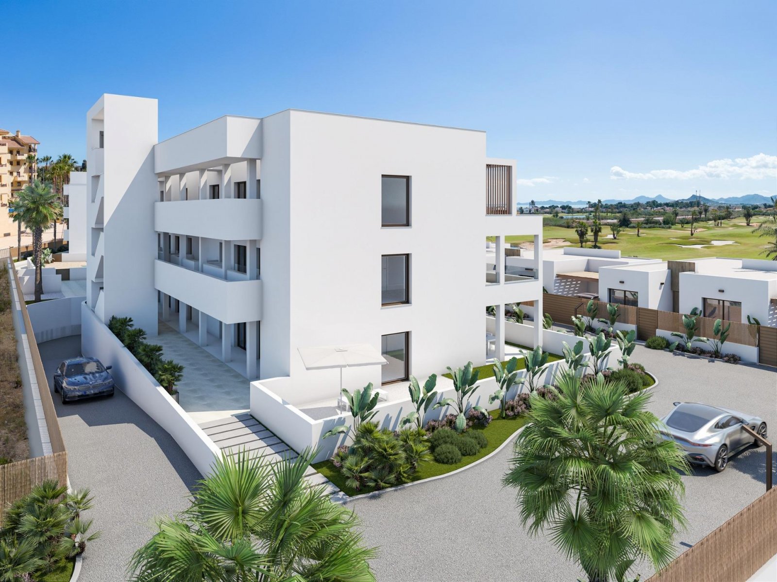 NEUBAU WOHNUNG IN „LA SERENA GOLFPLATZ“ LOS ALCAZARES - 
Die Neubausiedlung besteht aus 32 Wohnungen und Penthäusern mit 2 und 3 Schlafz