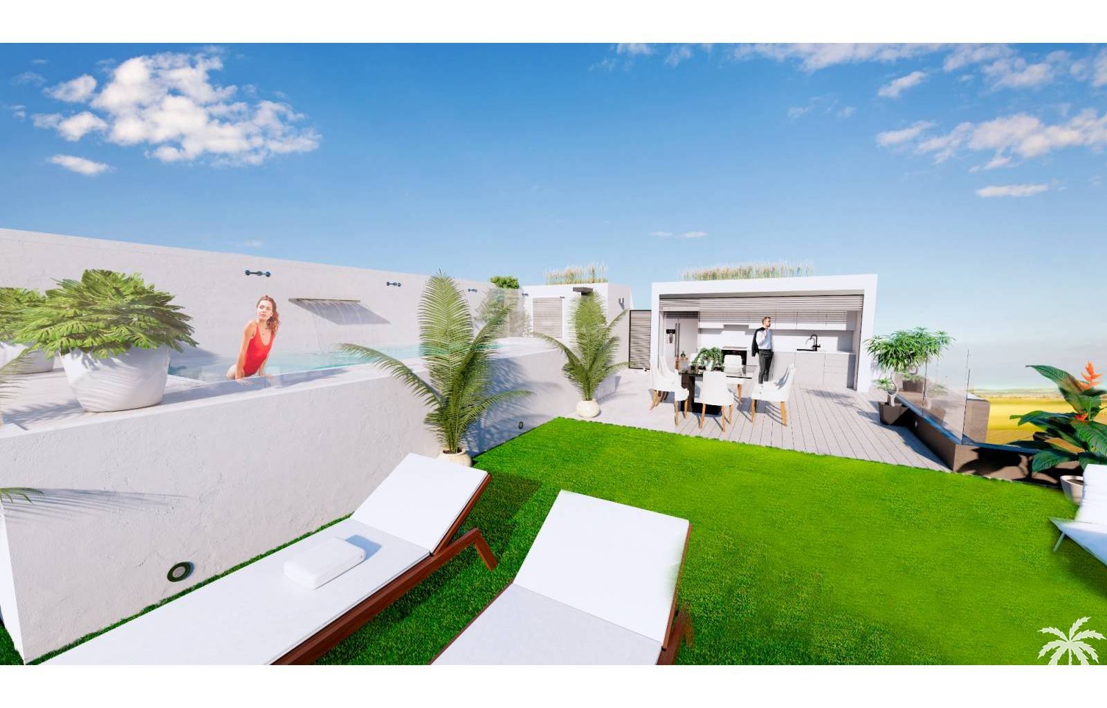 Benijófar:  Suchen Sie ein echtes Penthouse mit eigenem Pool auf dem Dach!? Dies ist in dieser neu zu errichtenden, sehr luxuriösen Apartmentanlage möglich. Nur  