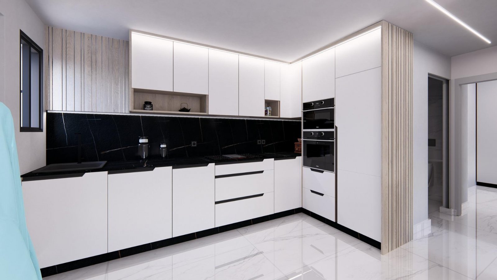 Diese luxuriöse, 67 m² große Neubauwohnung im Erdgeschoss befindet sich im renommierten La Finca Golf Resort in Algorfa, einer der begehr