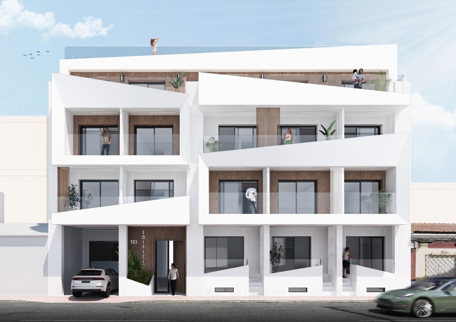 Torrevieja: 
												Moderne Apartments, Neubau in bester Lage, nur 250 m vom Strand El Cura in Torrevieja entfernt!

Dieses neu errichtete Apartmentgebäude b 