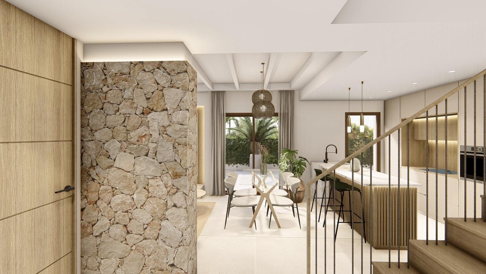 NEU GEBAUTE VILLEN IN ROJALES
Neues Projekt von modernen Quads und Villen mit privaten Pools in Rojales.
Moderne Eigenschaften hat 3 Sch