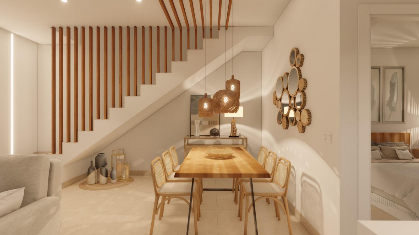 NEU GEBAUTE VILLEN IN PILAR DE LA HORADADA
Neubauvillen in Pilar de la Horadada.
Das Innere der Villen besteht aus 3 Schlafzimmern, 3 B