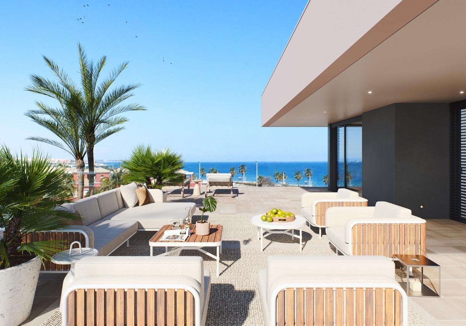 
												NEUBAU-VILLA IN TORRE DE LA HORADADA

Moderne Neubau-Villa in der Nähe von Higuericas Strand in Torre de la Horadada.

Die Villa besteht 