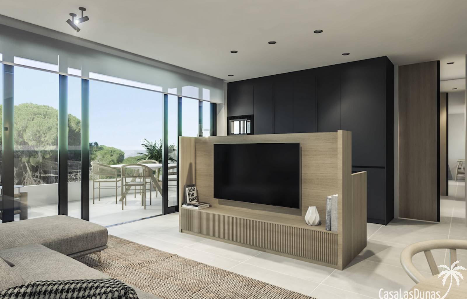  Eine Oase des Friedens und der Ruhe. Die Apartments liegen ganz in der Nähe des Mittelmeers und blicken auf das Naturschutzgebiet Las Dunas. Ein ansp