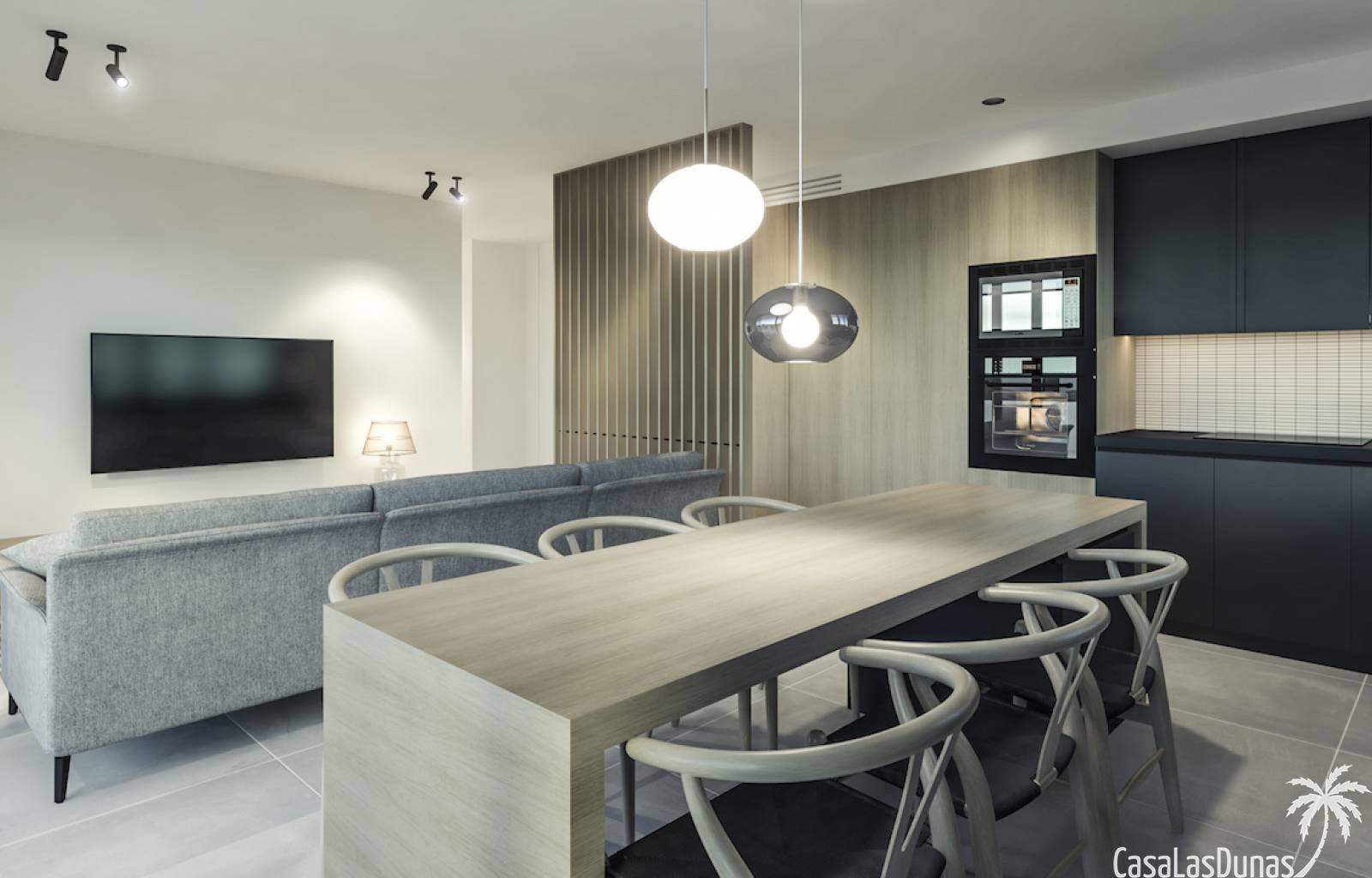 Eine Oase des Friedens und der Ruhe. Die Apartments liegen ganz in der Nähe des Mittelmeers und blicken auf das Naturschutzgebiet Las Dunas. Ein ansp