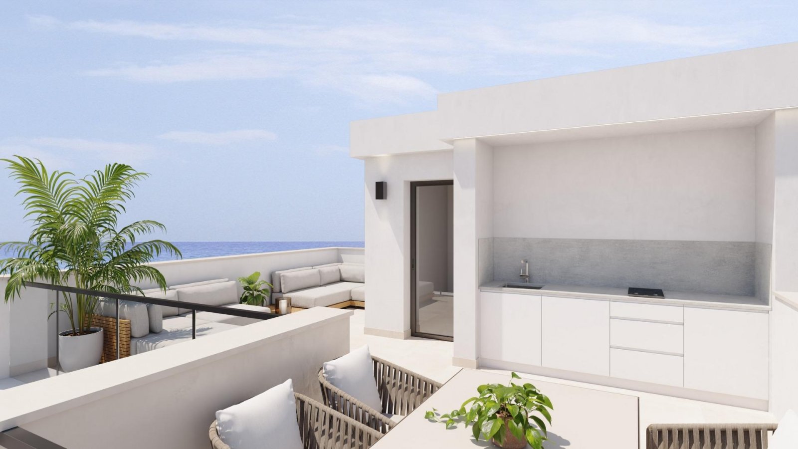 NEU GEBAUTE VILLEN IN LOS ALCAZARES
Neubausiedlung mit 12 exklusiven, freistehenden Villen, jede mit privatem Pool und Dachterrasse, nur
