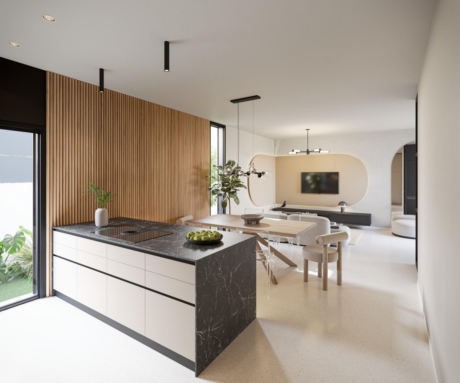 NEU GEBAUT VILLA IN SAN MIGUEL DE SALINAS - mit privatem Garten und Pool.
Diese moderne 107m2 Villa ist über eine Etage gebaut und beste