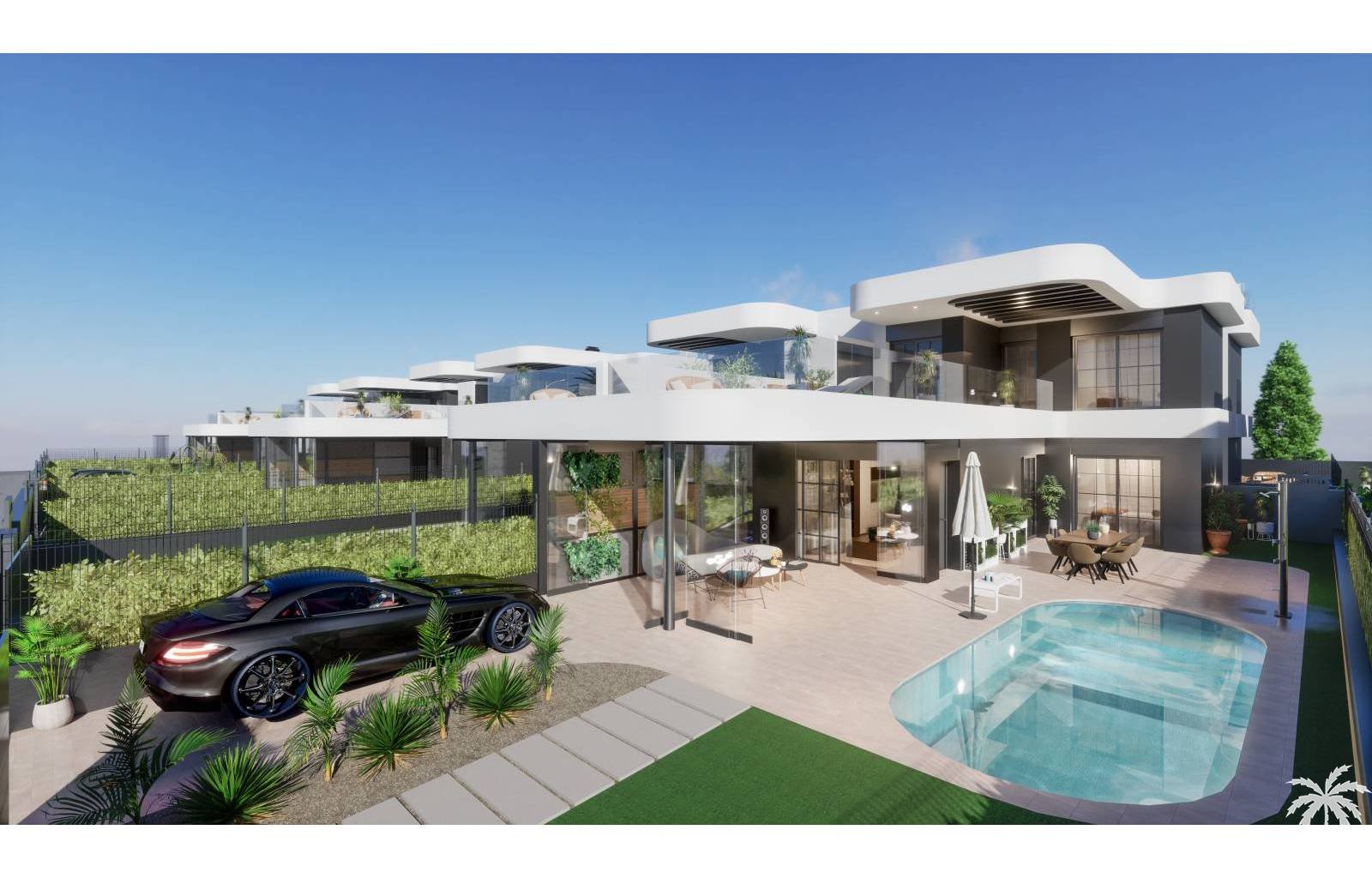 Nur wenige Gehminuten vom Strand entfernt werden diese wunderschönen Villen liegen. in modernem Ambiente, fertige Häuser mit 3 Schlafzimmern und 2 Bä