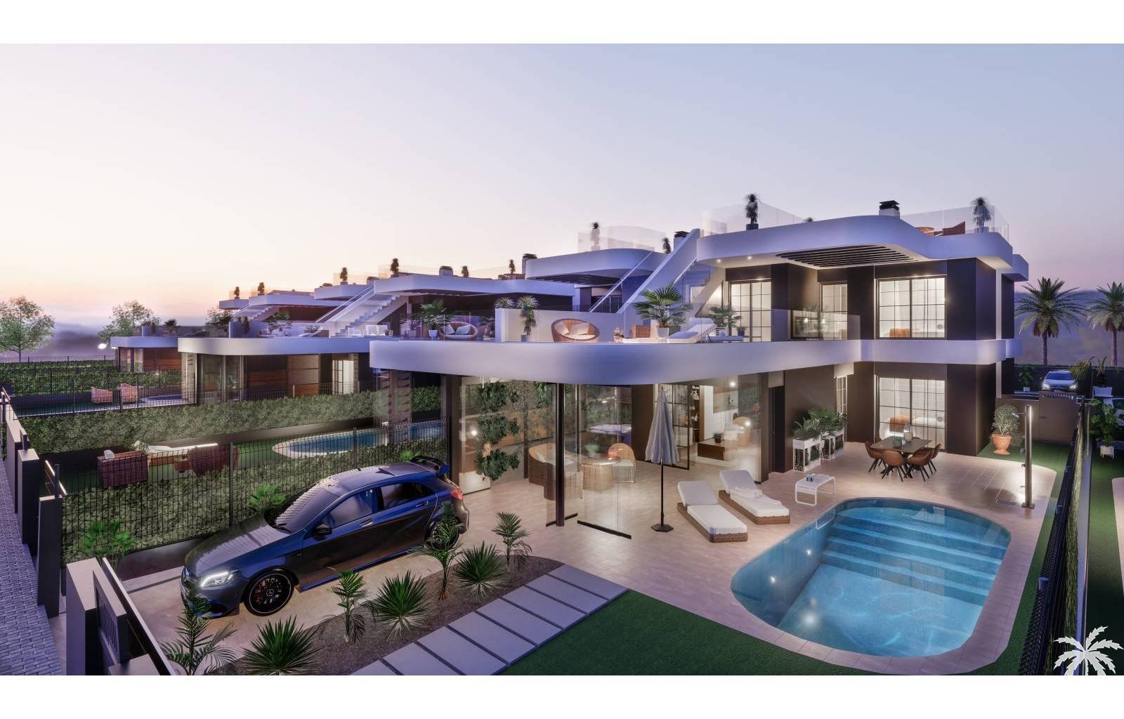 Nur wenige Gehminuten vom Strand entfernt werden diese wunderschönen Villen liegen. in modernem Ambiente, fertige Häuser mit 3 Schlafzimmern und 2 Bä