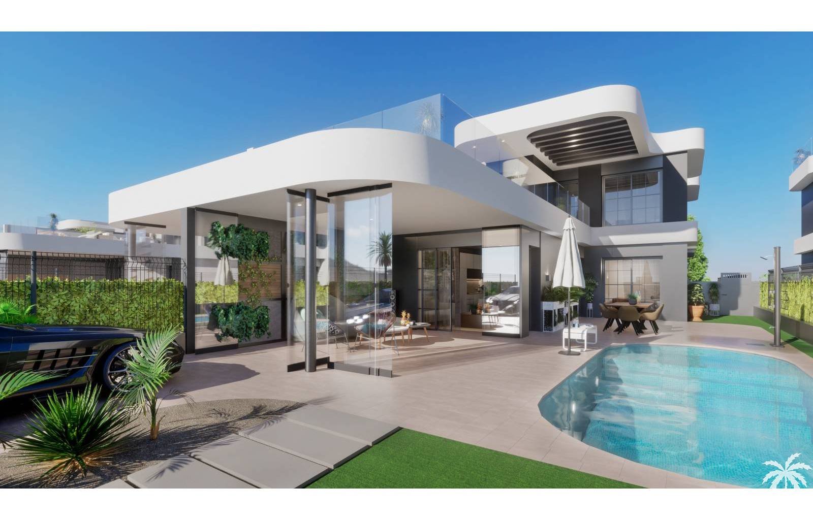 Nur wenige Gehminuten vom Strand entfernt werden diese wunderschönen Villen liegen. in modernem Ambiente, fertige Häuser mit 3 Schlafzimmern und 2 Bä