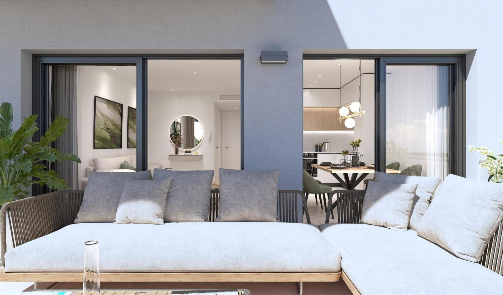 NEU GEBAUTE WOHNUNG IM OBERSTOCK IN LOS BALCONES, TORREVIEJA - Sonderangebot, im Preis inbegriffen, Haushaltsgeräte, Klimaanlage, Scheinw