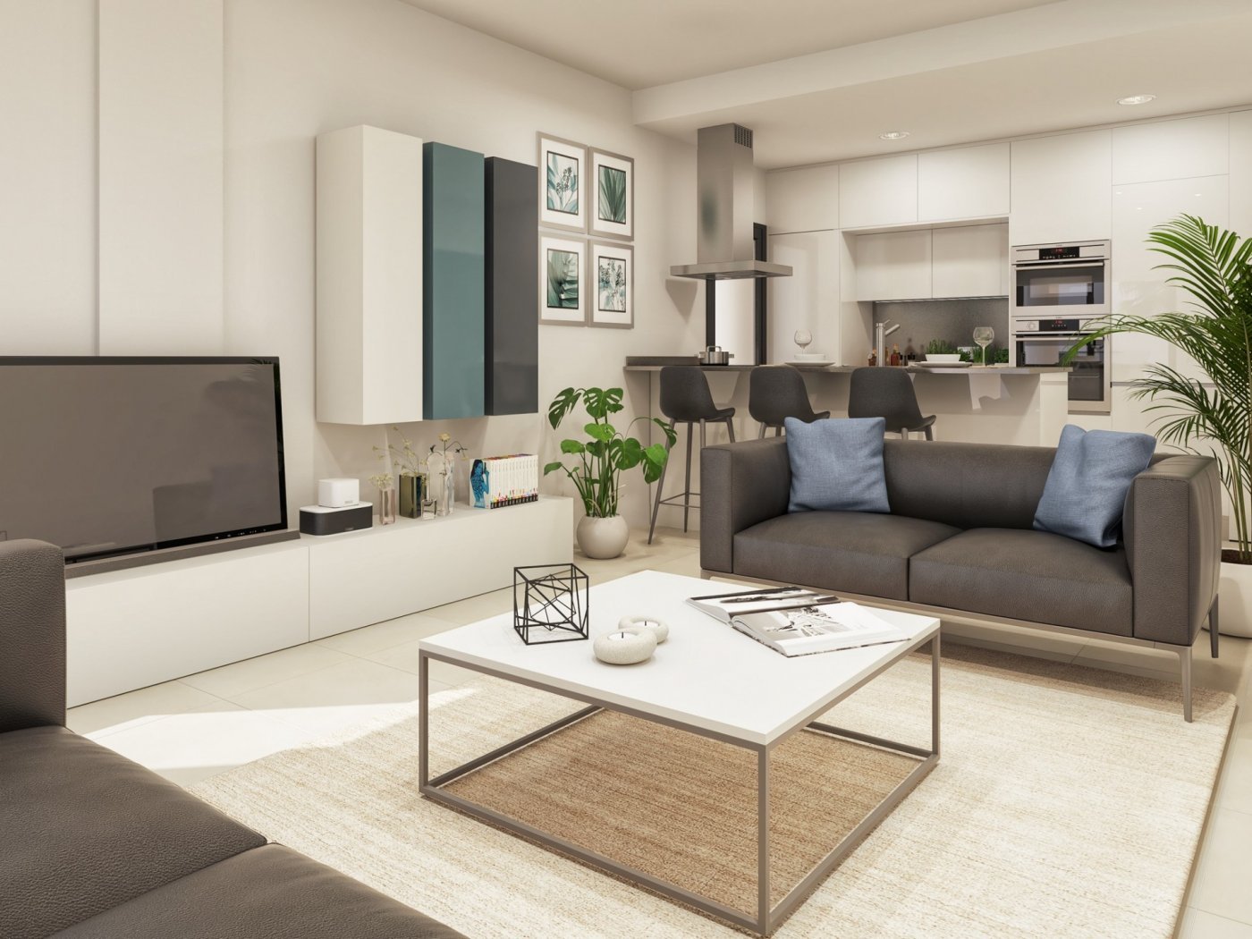 NEUBAU EINER WOHNANLAGE IN EINER PRIVATEN GARTENANLAGE IN DER PROVINZ MURCIA
 
 Neubau-Wohnanlage mit 60 Wohnungen in 4 Blöcken mit Terra