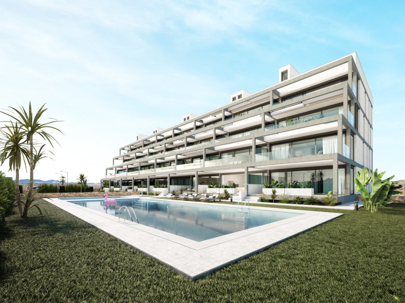 NEU GEBAUTE WOHNANLAGE IN MAR DE CRISTAL
 
 Moderne Neubauwohnanlage mit Apartments und Penthäusern in unmittelbarer Nähe der Strandprome
