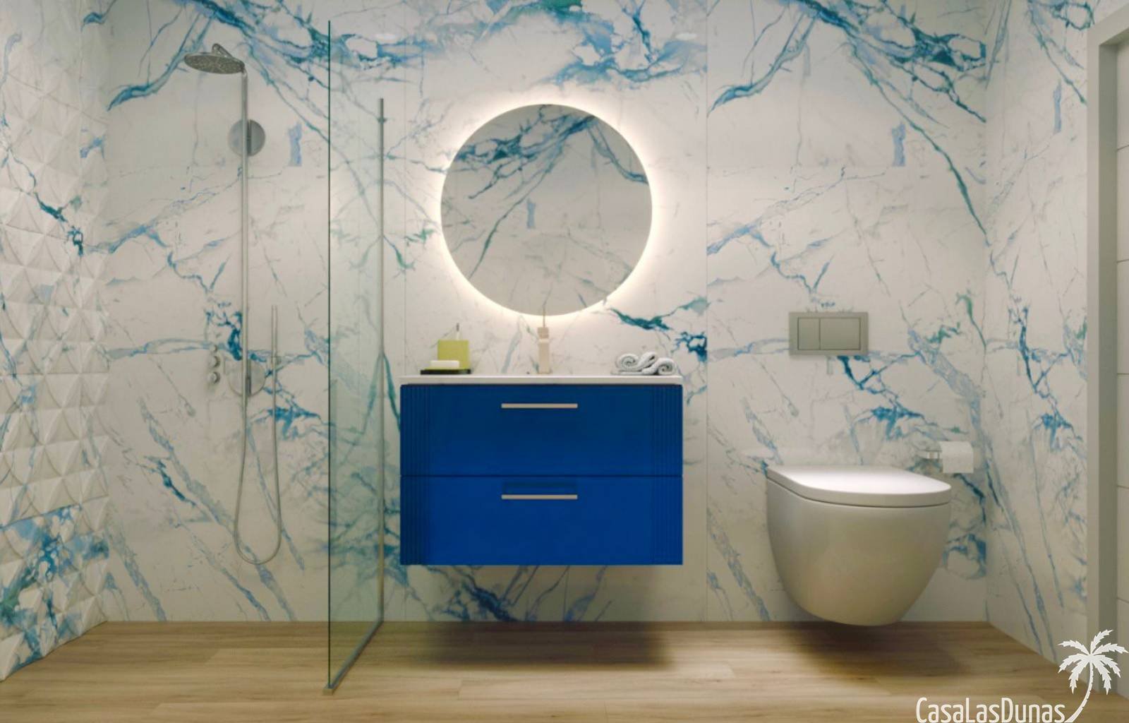 Diese Luxusapartments werden im Zentrum von Torrevieja gebaut, nur 200 Meter von der Küste entfernt. Die Wohnungen verfügen über 3 Schlafzimmer und 2