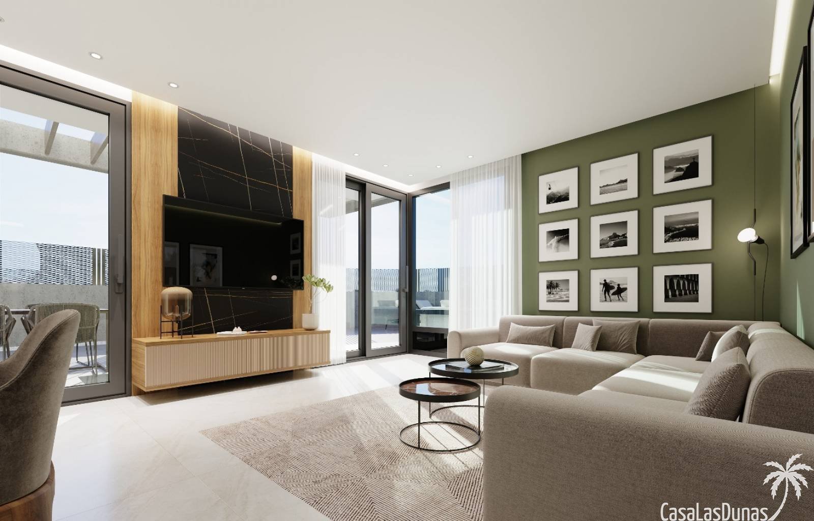 Diese modernen Villen wurden im fantastischen Santa Rosalia Resort gebaut, das sich durch einen über 16.000 m² großen Swimmingpool auszeichnet. Das P