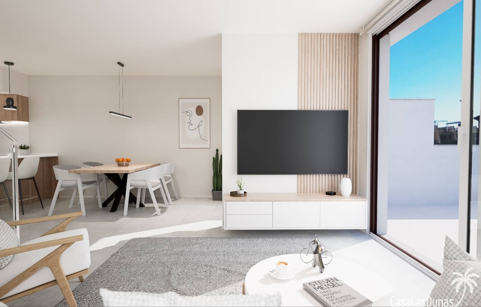 Im ruhigen Küstendorf Torre de la Horadada, dem südlichsten Punkt der Costa Blanca, befindet sich dieses moderne und luxuriöse Resort im Bau. Diese W