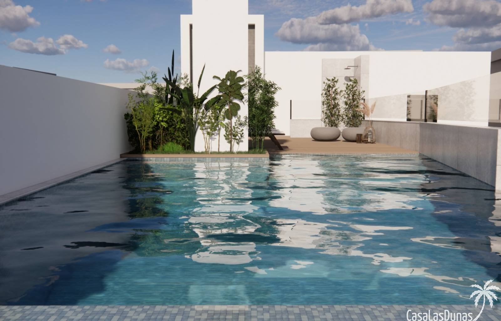 Dieser neue Komplex, nur 200 Meter vom Sandstrand von La Mata entfernt, wird im Januar 2025 bezugsfertig sein. Nutzen Sie Ihre Chance, eine Wohnung z