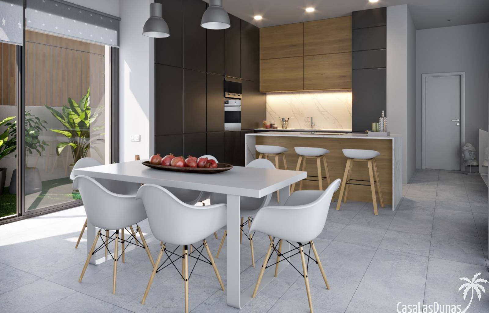 In der lebhaften Gegend von Finestrat, in der Nähe von Benidorm, befindet sich derzeit dieser fantastische Komplex im Bau. Neben Wohnungen sind auch