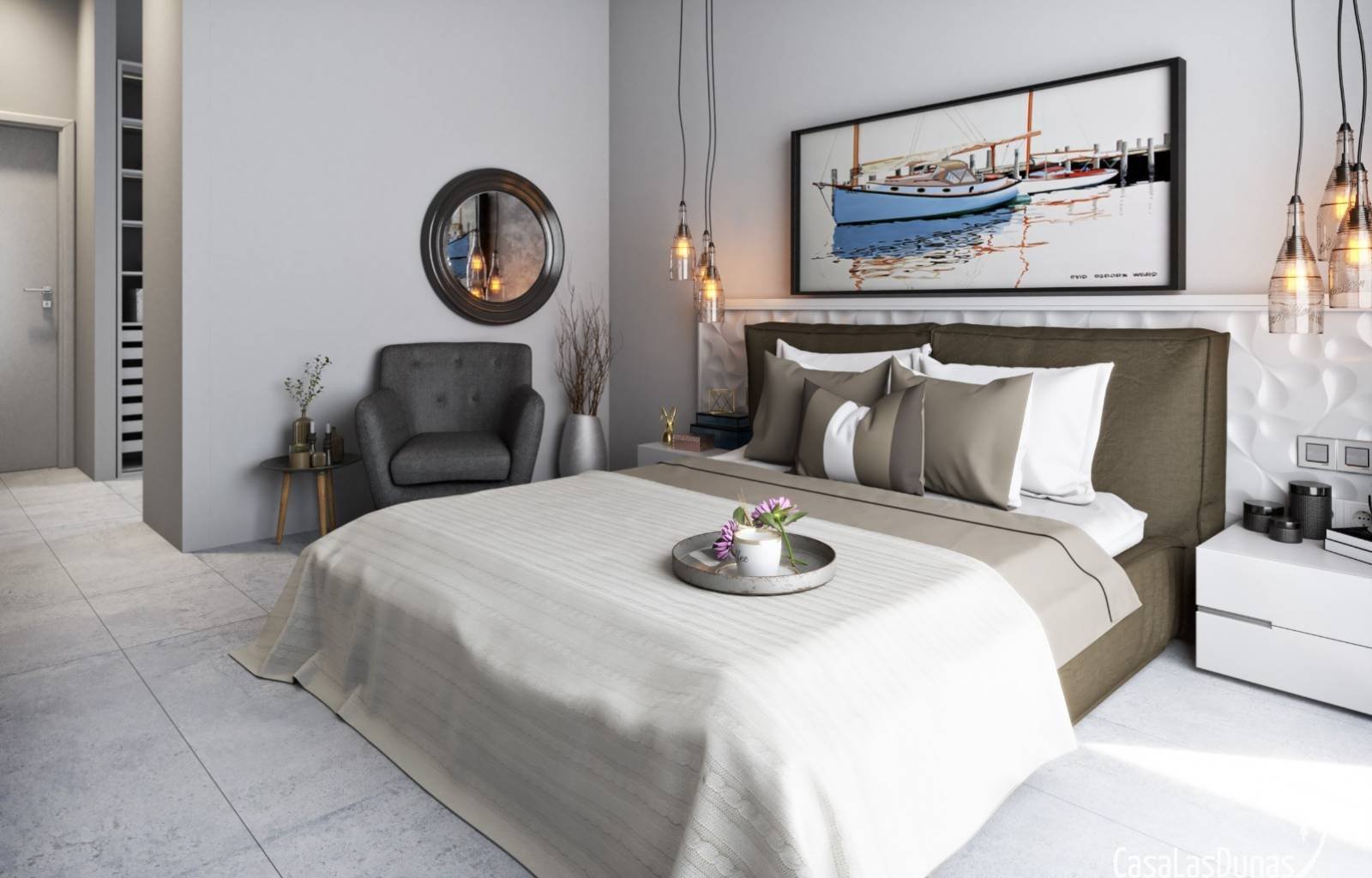 In der lebhaften Gegend von Finestrat, in der Nähe von Benidorm, befindet sich derzeit dieser fantastische Komplex im Bau. Neben Wohnungen sind auch