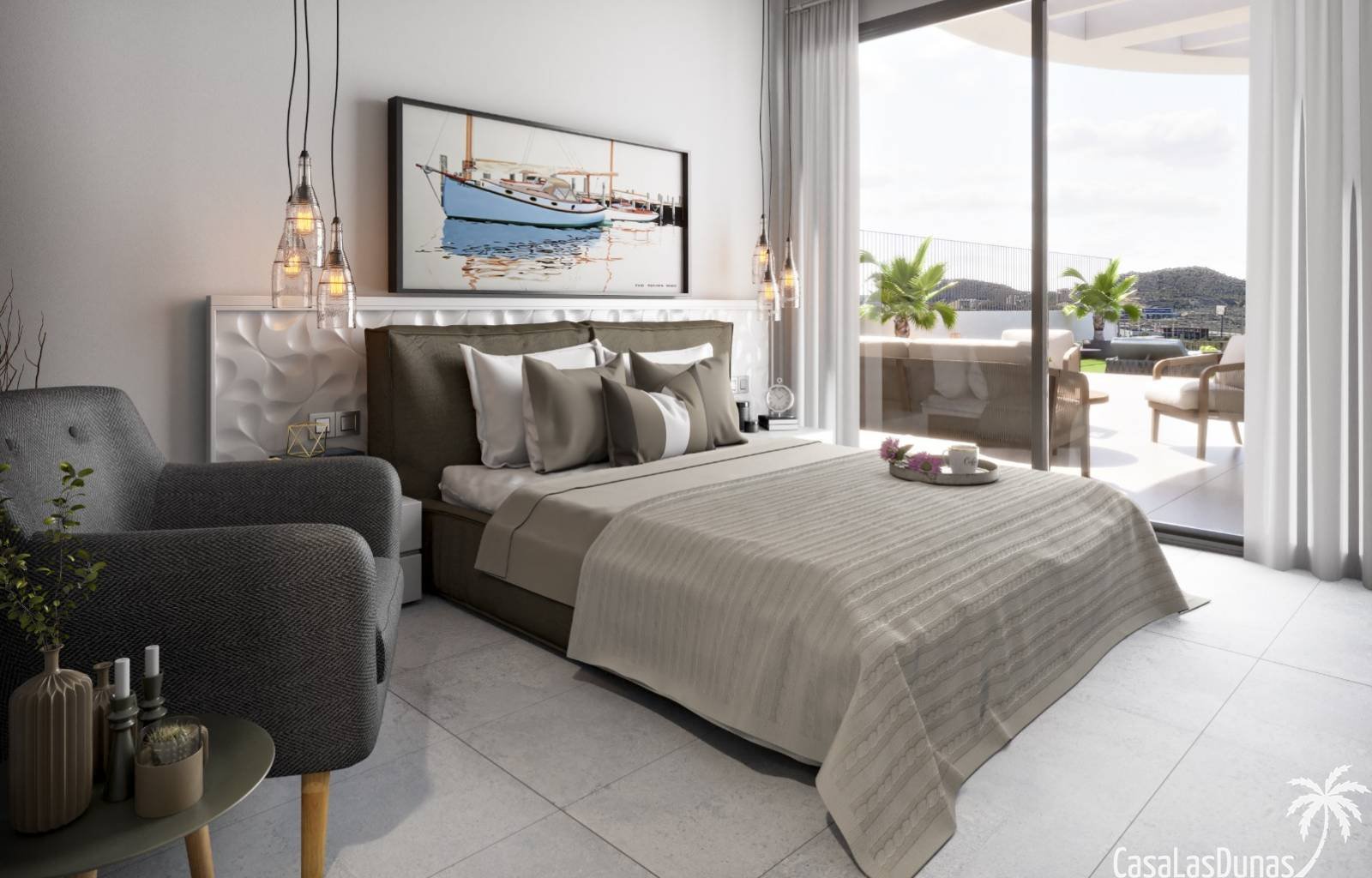 In der lebhaften Gegend von Finestrat, in der Nähe von Benidorm, befindet sich derzeit dieser fantastische Komplex im Bau. Neben Wohnungen sind auch