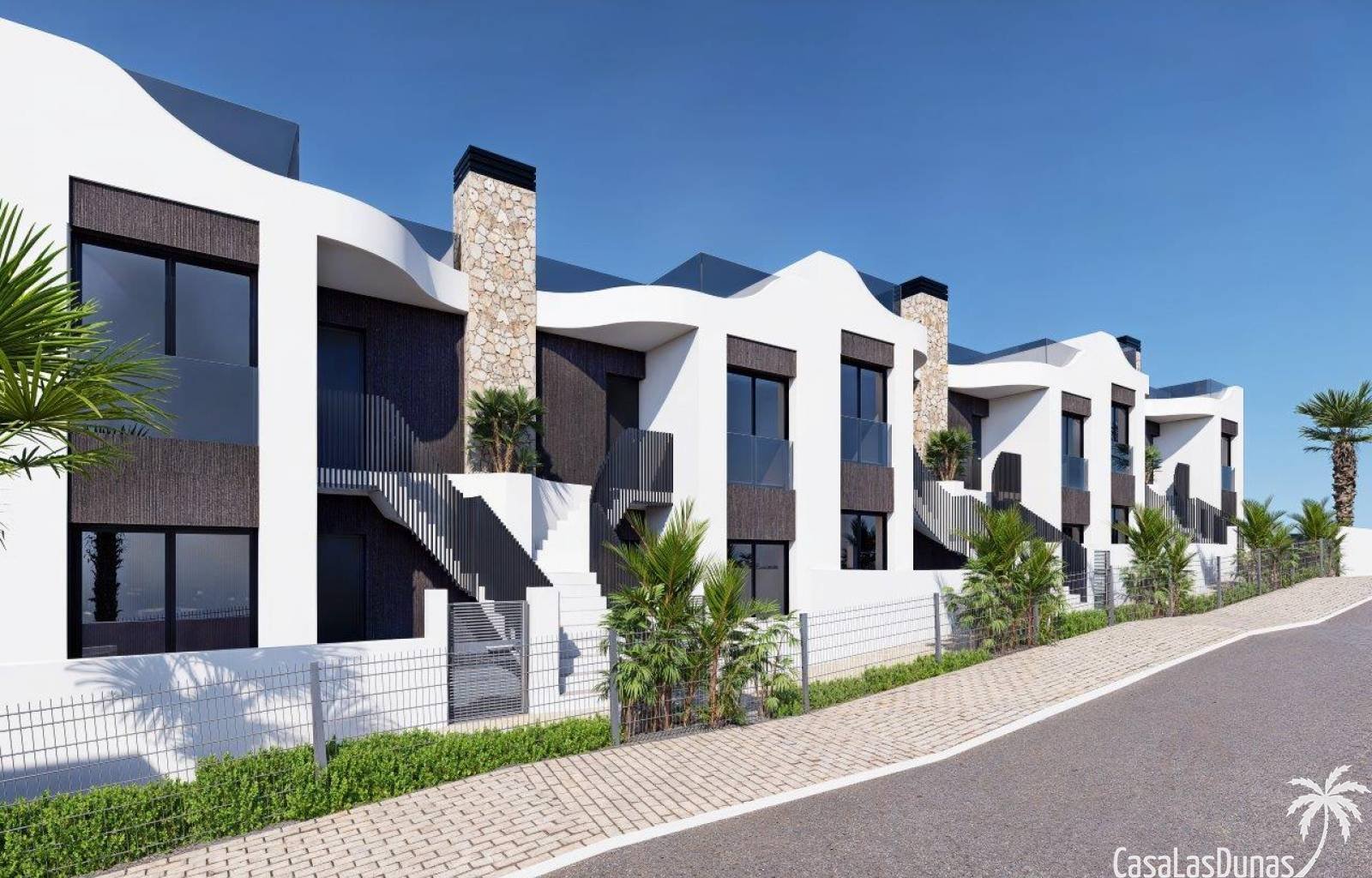 Dieser neue Komplex wird in ruhiger Lage etwas außerhalb des Dorfes San Miguel gebaut. Die meisten Immobilien sind sonnig und nach Osten ausgerichtet