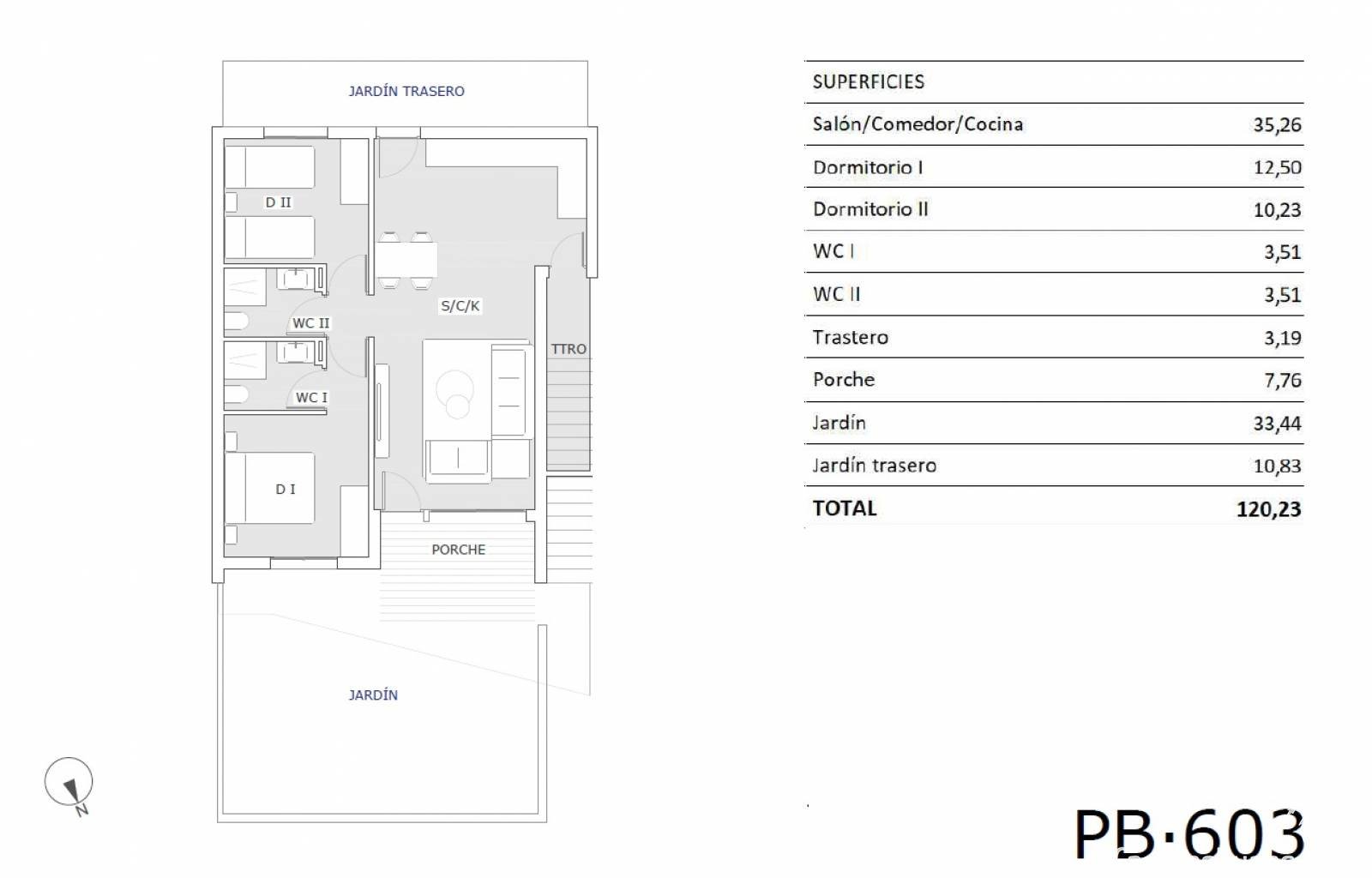 Dieses neue Projekt befindet sich in einem im Bau befindlichen neuen Viertel in der Nähe des traditionellen Zentrums des Dorfes San Miguel de Salinas