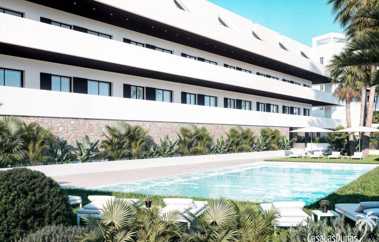 Dieser sichere Wohnkomplex besteht aus 99 modernen Apartments mit 2 Schlafzimmern und 2 Bädern, nur 2,3 km von den Stränden von Benidorm entfernt. Es