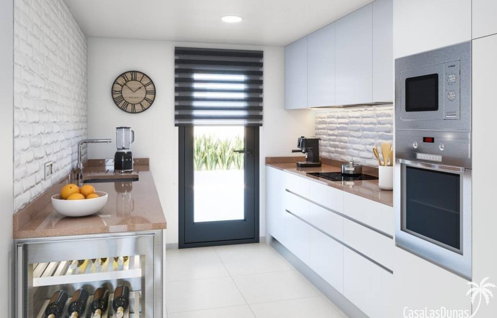 Im Herzen der Wohnanlage La Marina, in einer ruhigen Gegend, liegt dieses neue Projekt mit 15 freistehenden Villen und Doppelhaushälften. Alle Häuser