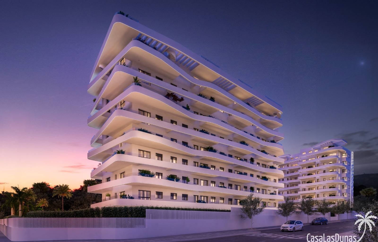 Dieses exklusive Projekt zeichnet sich durch innovative und elegante Architektur aus und umfasst 164 Wohnungen und Penthäuser mit 1, 2 und 3 Schlafzi