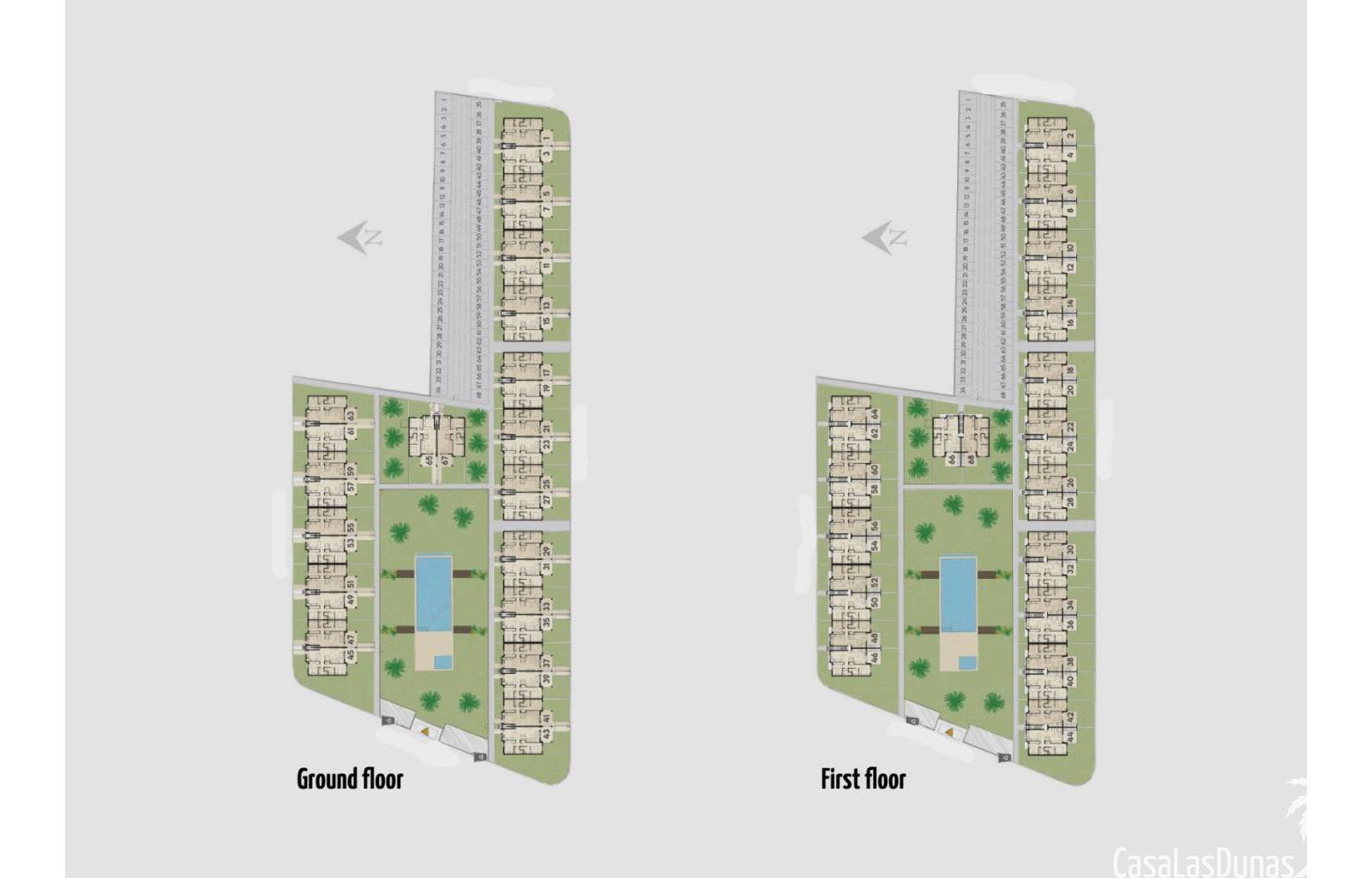 Elegante neue Erdgeschosswohnungen stehen in der ruhigen und grünen Gegend La Cañada , nahe dem lebhaften Zentrum von San Miguel de Salinas, zur Verf