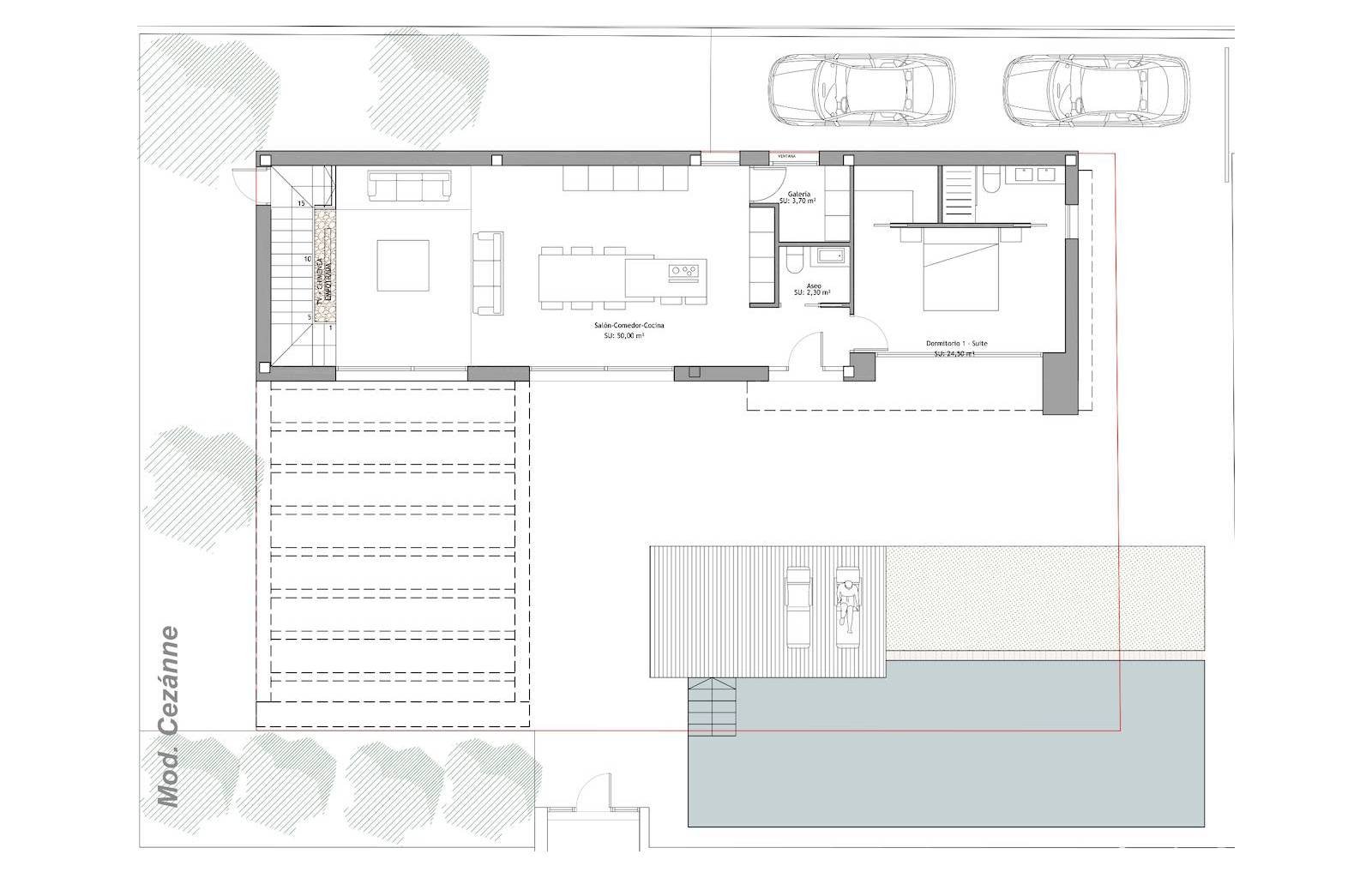 Luxusvilla in Ciudad Quesada mit 3 Schlafzimmern und 2 Bädern. Diese Häuser haben wunderschöne Designs, Sie können aus 3 Modellen wählen und somit is