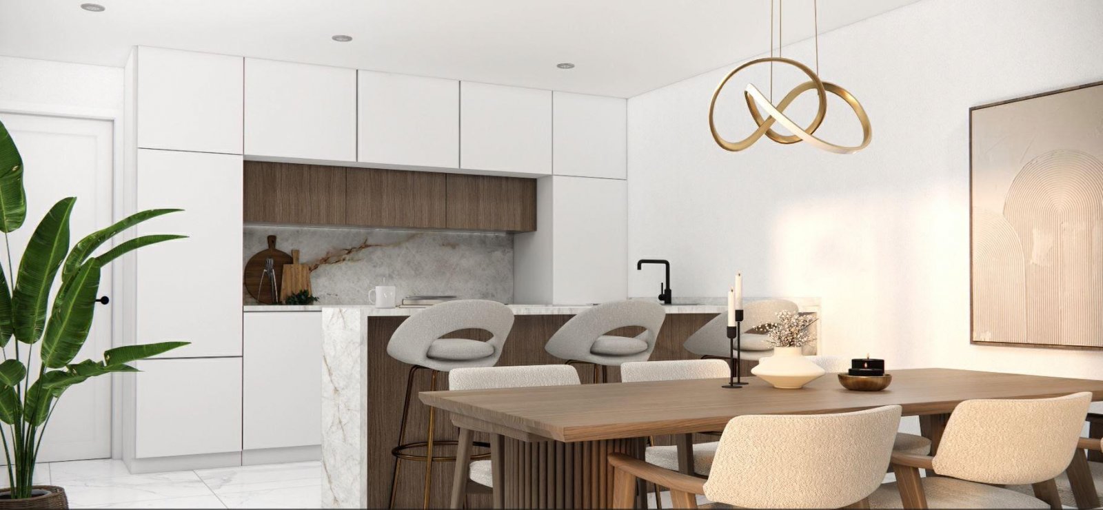 NEU GEBAUTE VILLEN IN LOS MONTESINOS
Neubau-Boutique-Projekt von 7 einstöckigen Villen in Los Montesinos, La Herrada.
Villen hat 3 Schl