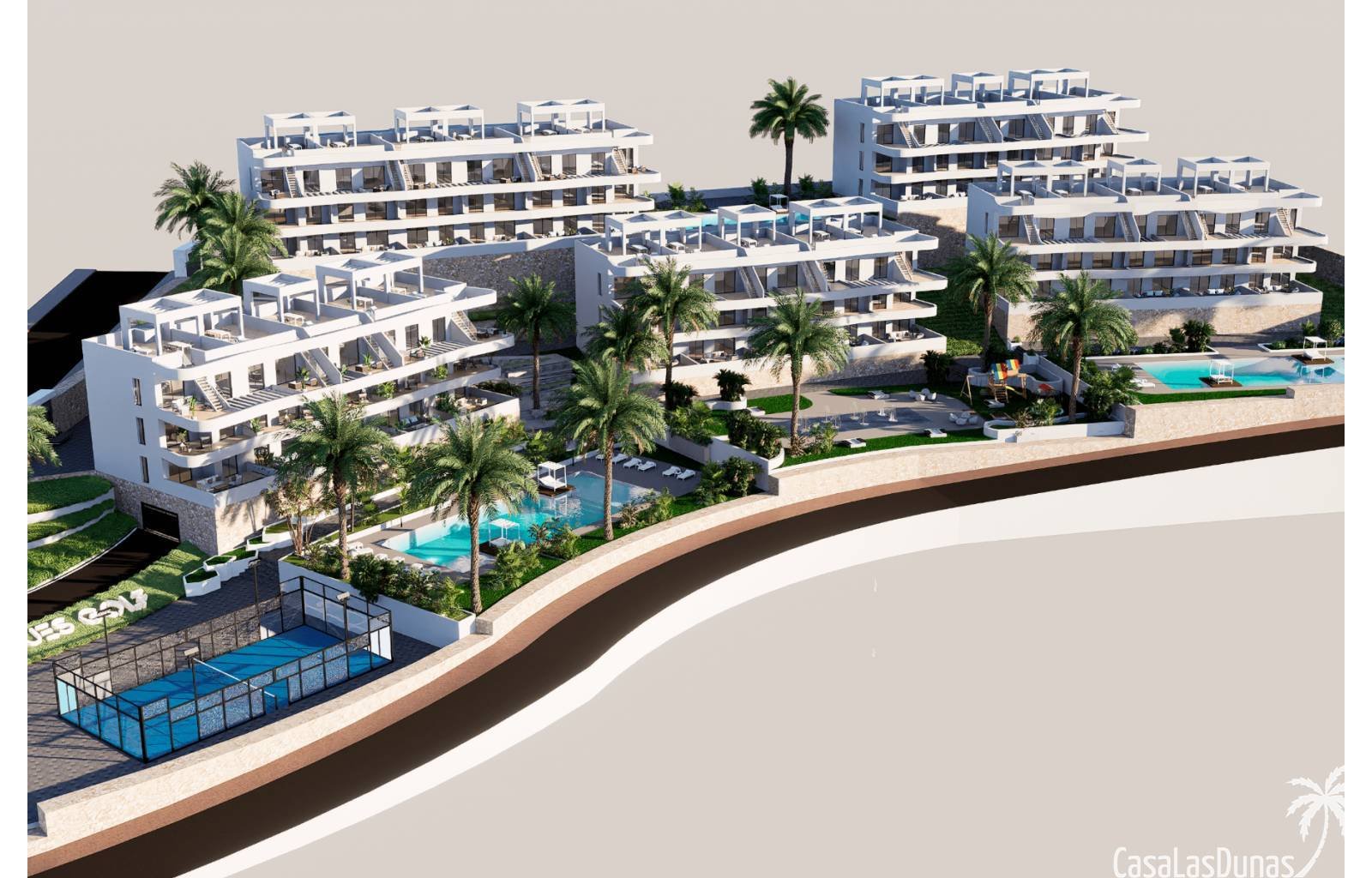 Willkommen in Finestrat-Benidorm, hier finden Sie ein exklusives Projekt mit 78 Apartments mit 2 Schlafzimmern und 2 Bädern, verteilt auf 5 Blöcke. E