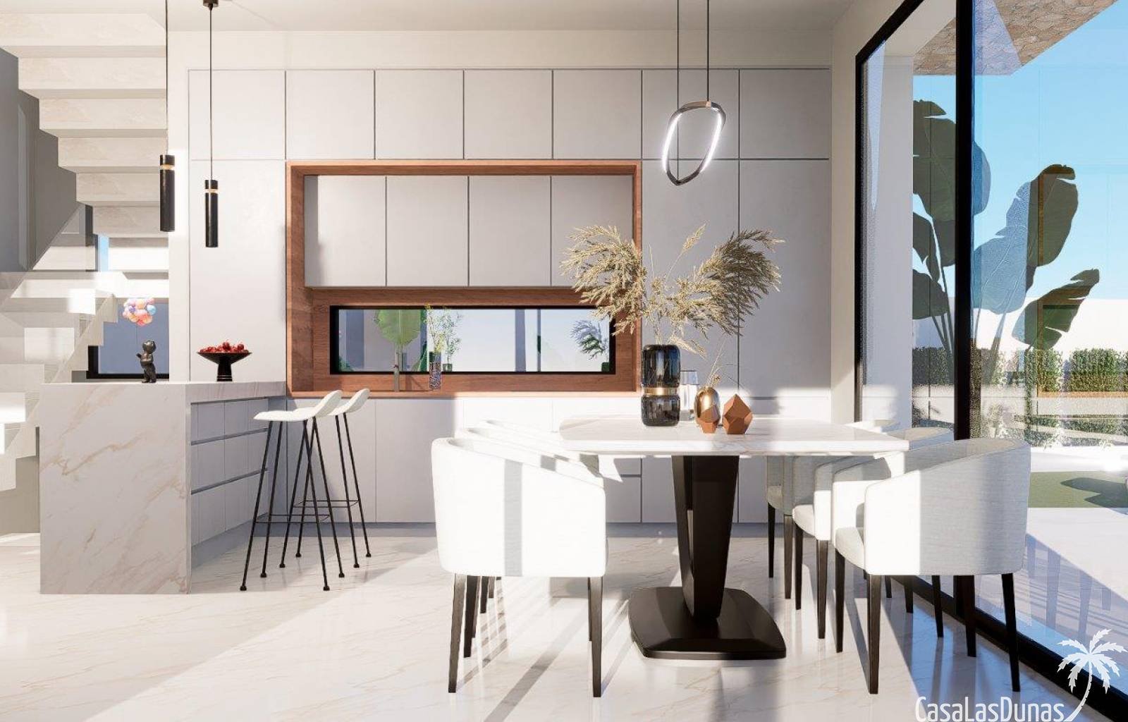 Am Rande der Stadt Finestrat, in der Nähe des berühmten Benidorm, entstehen 15 dieser wunderschönen Luxusvillen. Die sehr geräumigen Häuser verfügen