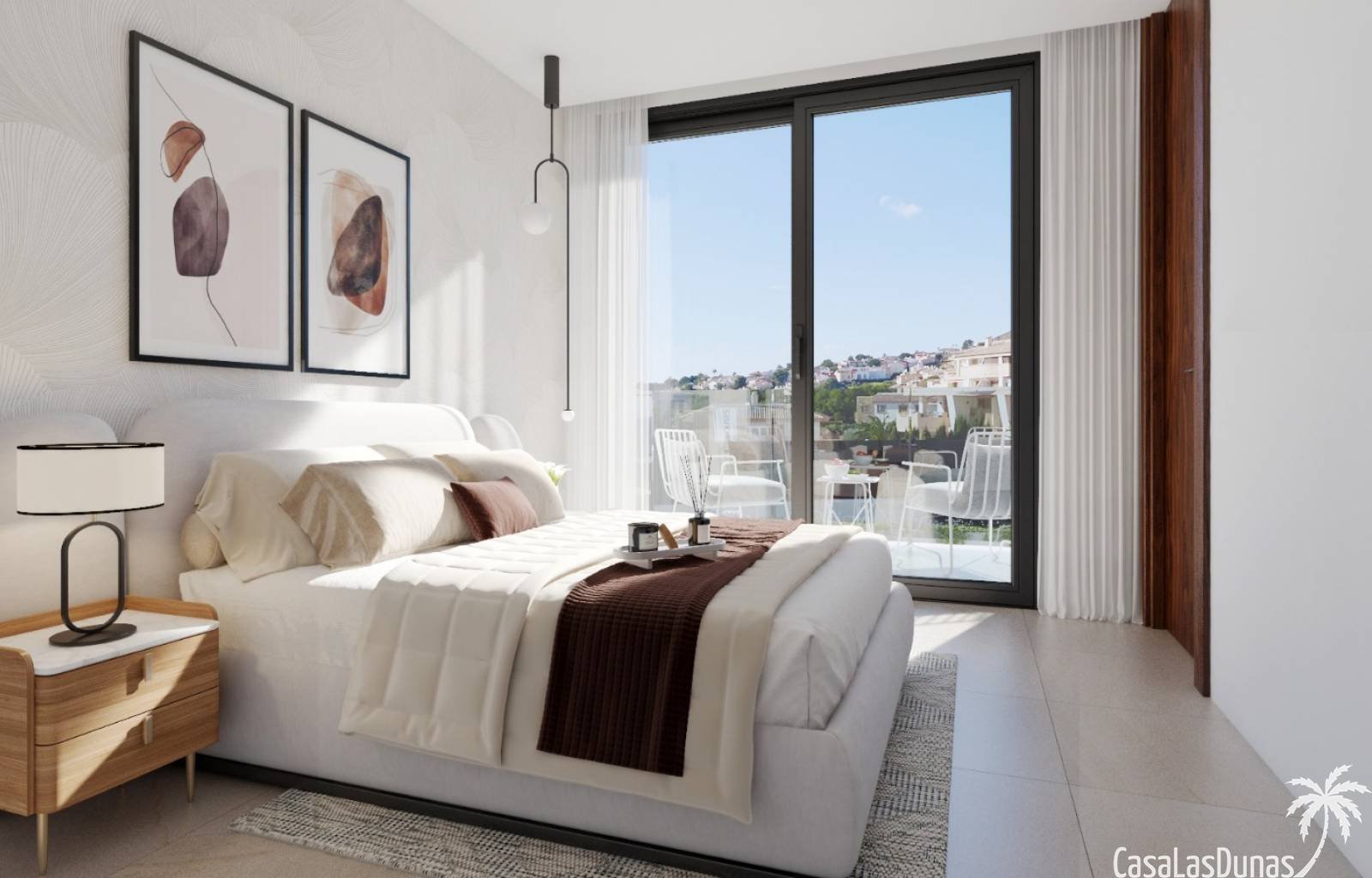 In der lebhaften Gegend von Finestrat, in der Nähe von Benidorm, befindet sich dieser brandneue Komplex. Die großzügigen Reihenhäuser verfügen über 3