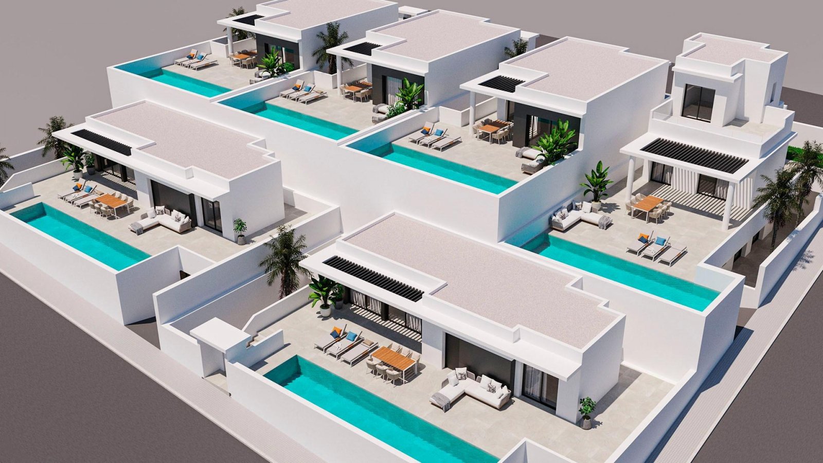 Moderne Luxusvilla mit freiem Blick in Ciudad Quesada, Costa Blanca
Modernes Design und großzügiges Wohnen
Entdecken Sie diese elegante,
