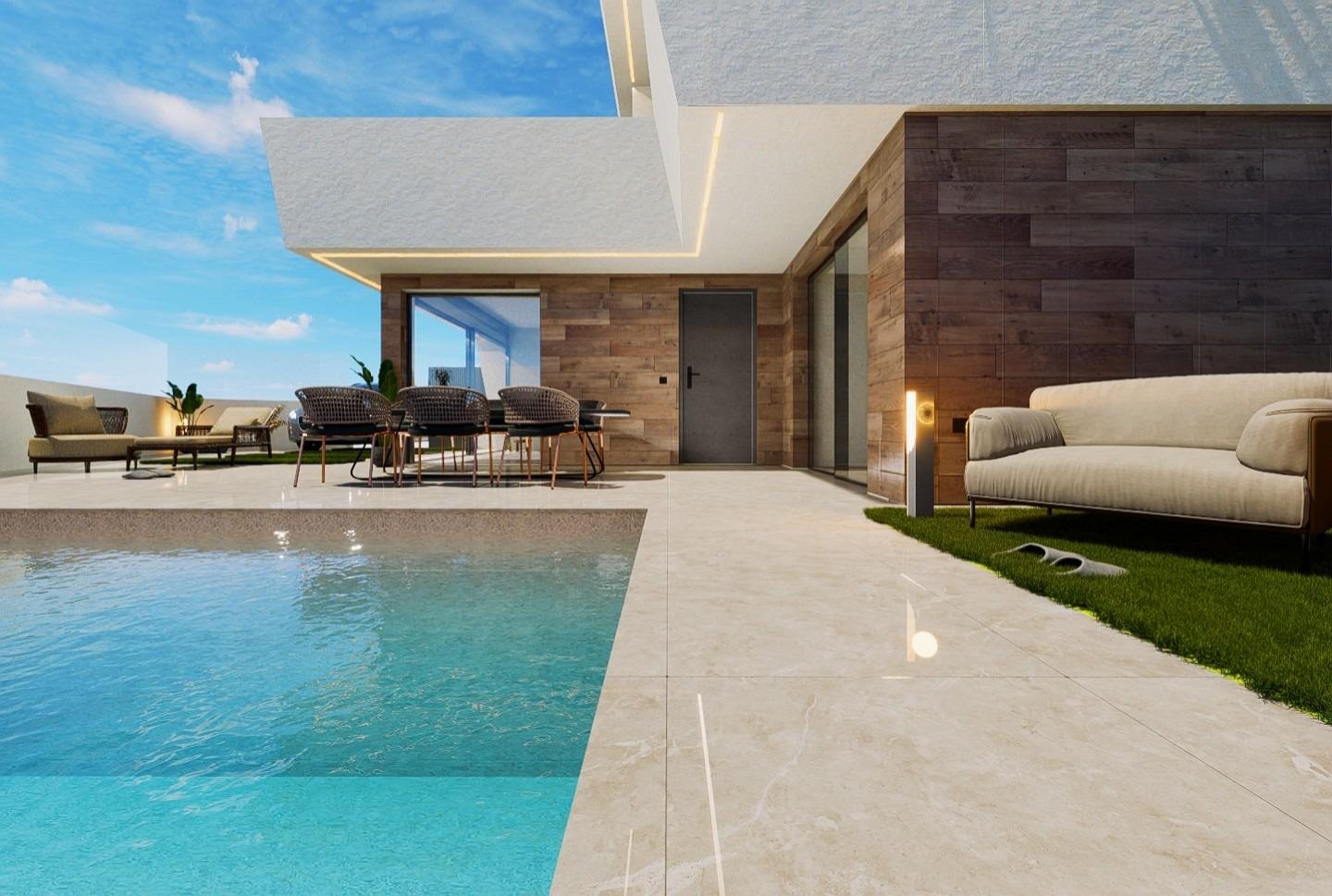 Neubau-Villen in San Pedro del Pinatar mit privatem Pool
Modernes Design und erstklassige Lage
Diese exklusive Neubau-Villenanlage in Sa