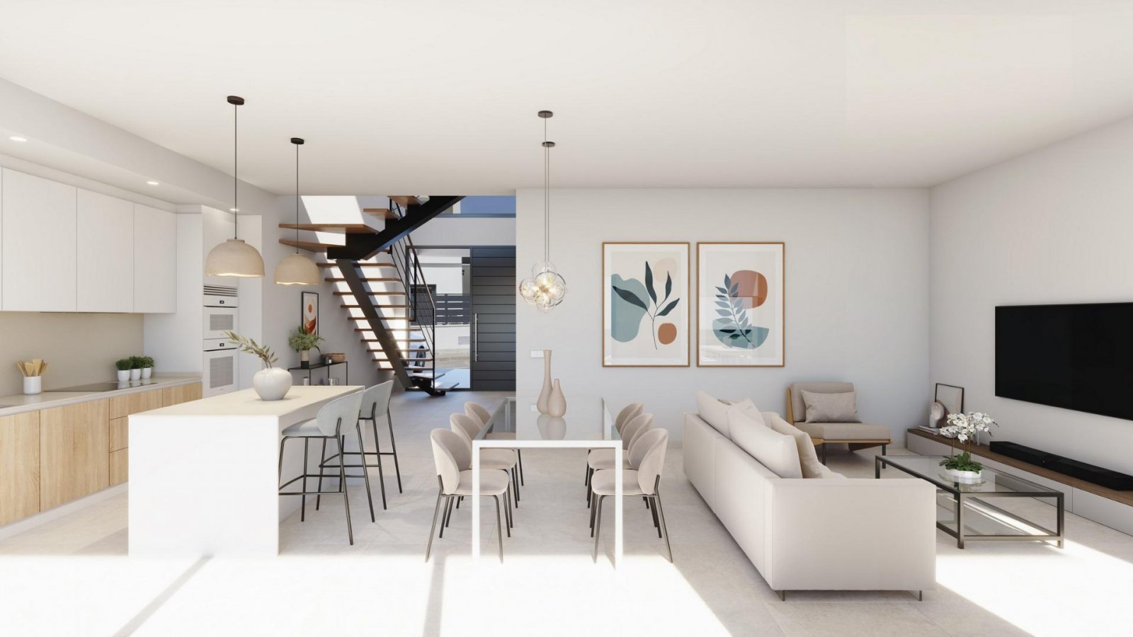 Neubau-Villen in erster Reihe am Roda Golf mit privatem Pool
Exklusives Wohnen am Golfplatz an der Costa Cálida
Diese modernen Villen in