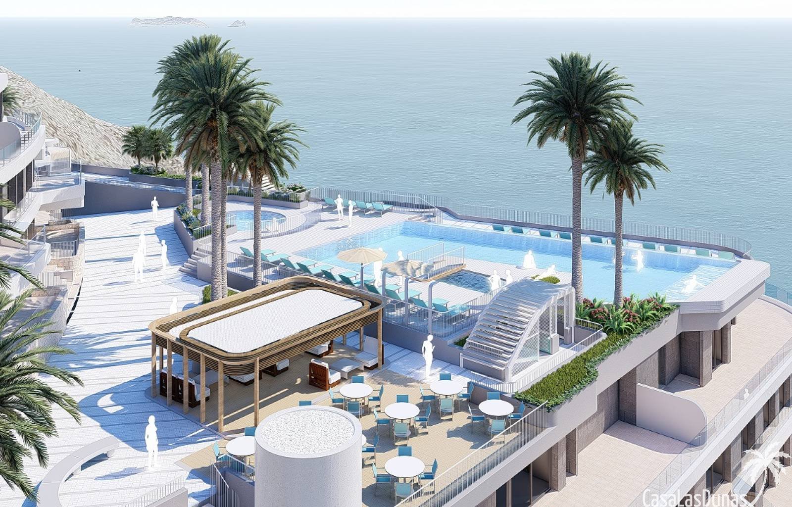 Dieses prächtige Neubauprojekt liegt in einer ruhigen Gegend, nur wenige Schritte vom Strand und wenige Kilometer vom Zentrum von Águilas entfernt. D