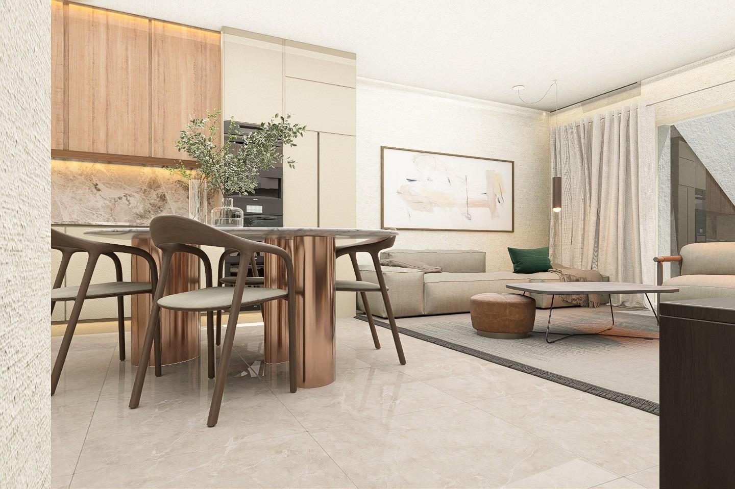 Neubau-Bungalows mit Gemeinschaftspool in Pilar de la Horadada - Costa Blanca Süd
Moderne Residenzen in der Nähe des Strandes und des St