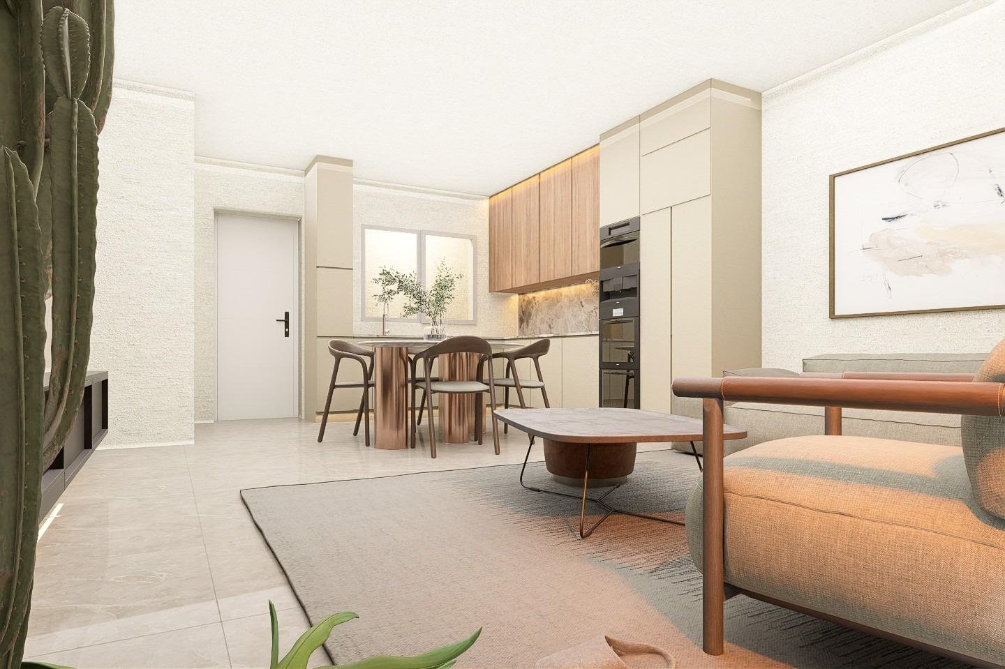 Neubau-Bungalows mit Gemeinschaftspool in Pilar de la Horadada - Costa Blanca Süd
Moderne Residenzen in der Nähe des Strandes und des St