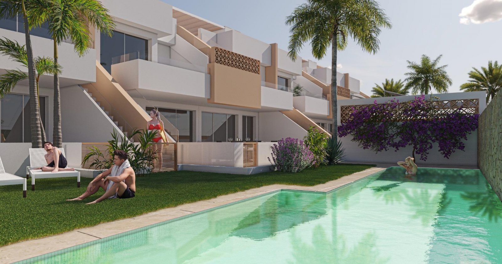 Neubau-Bungalows in Pilar de la Horadada in der Nähe des Strandes und des Stadtzentrums
Modernes Wohnen im Herzen der Costa Blanca
Willk