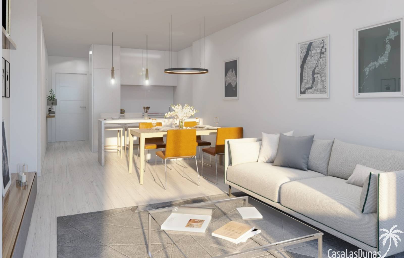  Diese Apartments befinden sich in unmittelbarer Nähe der Sandstrände von Playa Flamenca, direkt neben dem Einkaufszentrum. Es wird ein ziemlich große