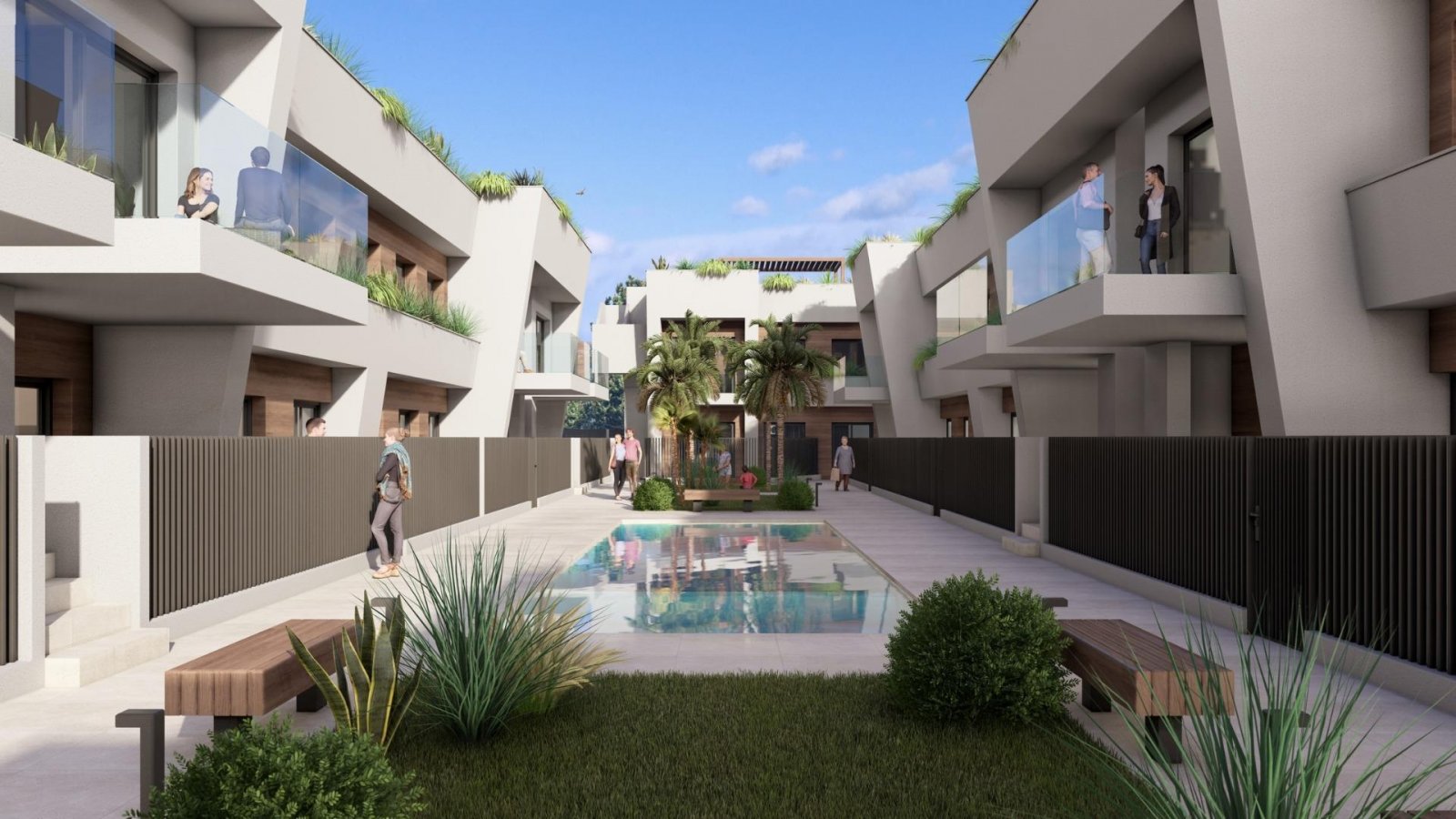 Neubau Häuser in Torre-Pacheco, Costa Cálida
Moderne Bungalows mit außergewöhnlicher Ausstattung
Entdecken Sie eine neue Wohnanlage in T