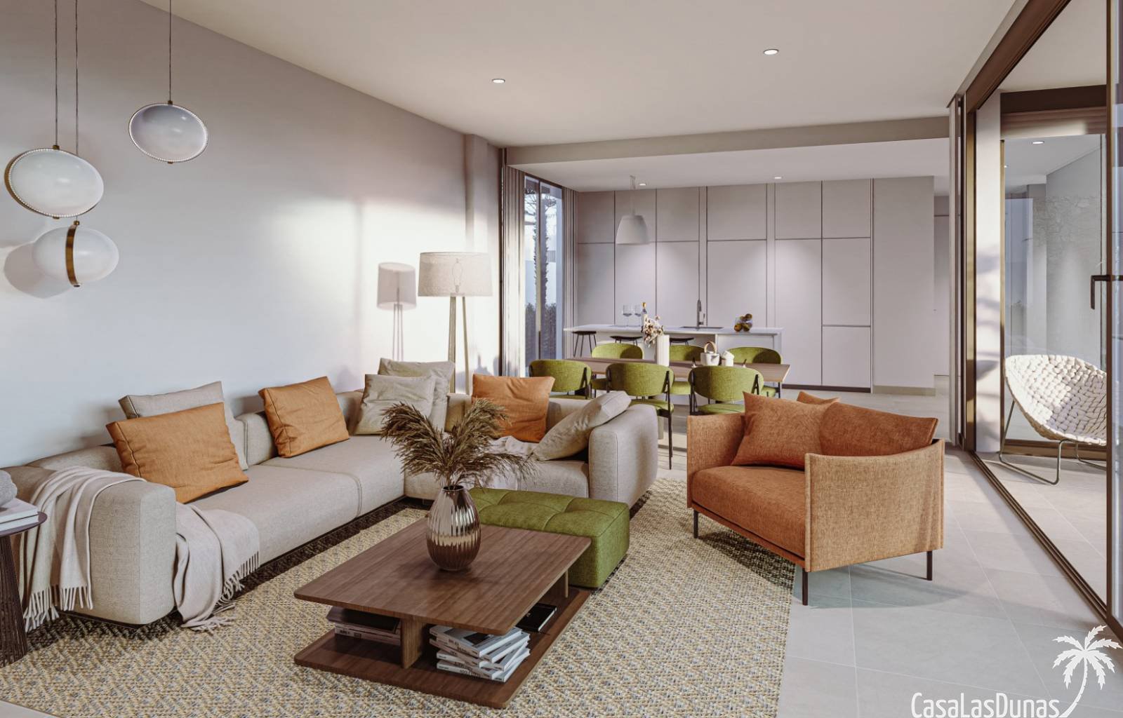 Wunderschöne Villen in Mar de Cristal mit 3 Schlafzimmern und 2 Bädern. Die Häuser haben ein modernes Aussehen kombiniert mit natürlichen Elementen.